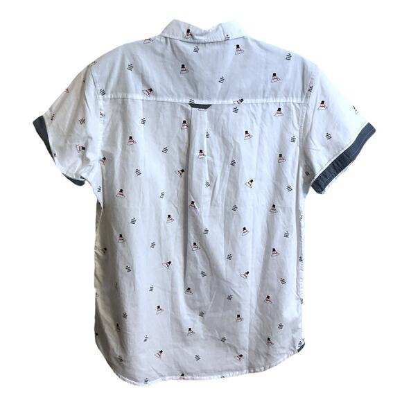 FREE PLANET CHRISTMAS SHIRT Men's Size M Snowman “I’m Having a Meltdown” - Picture 6 of 6